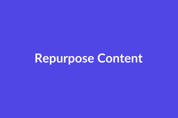 Repurpose Content